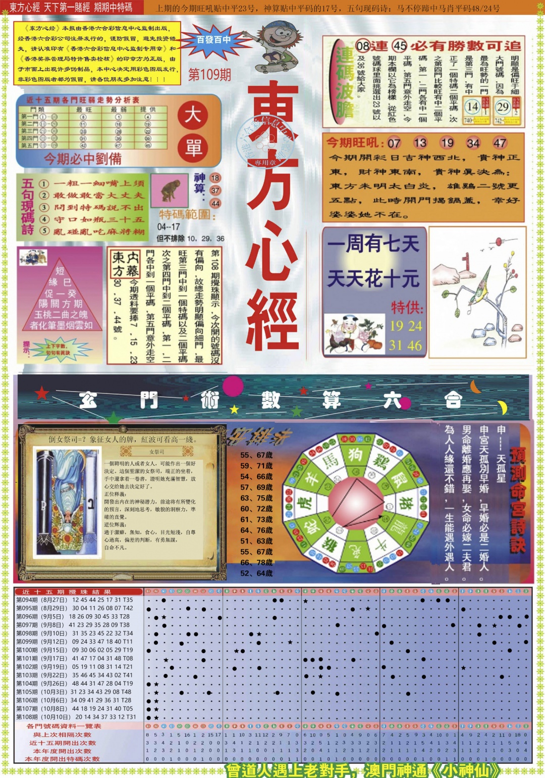 东方心经A 第109期