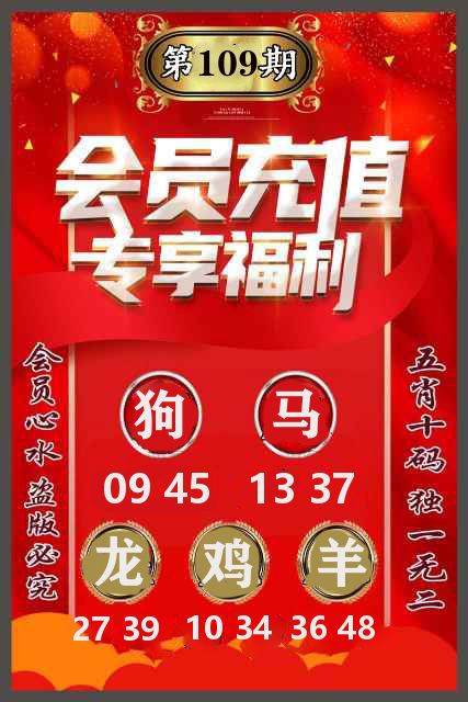 五肖十码 第109期