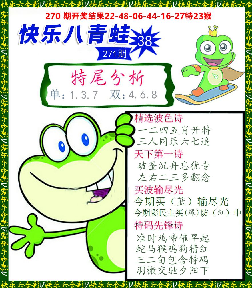 青蛙系列38 第271期