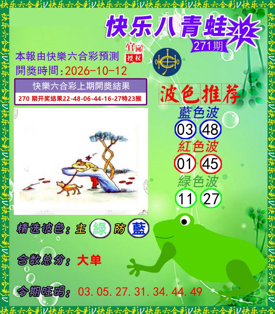 青蛙系列42 第271期