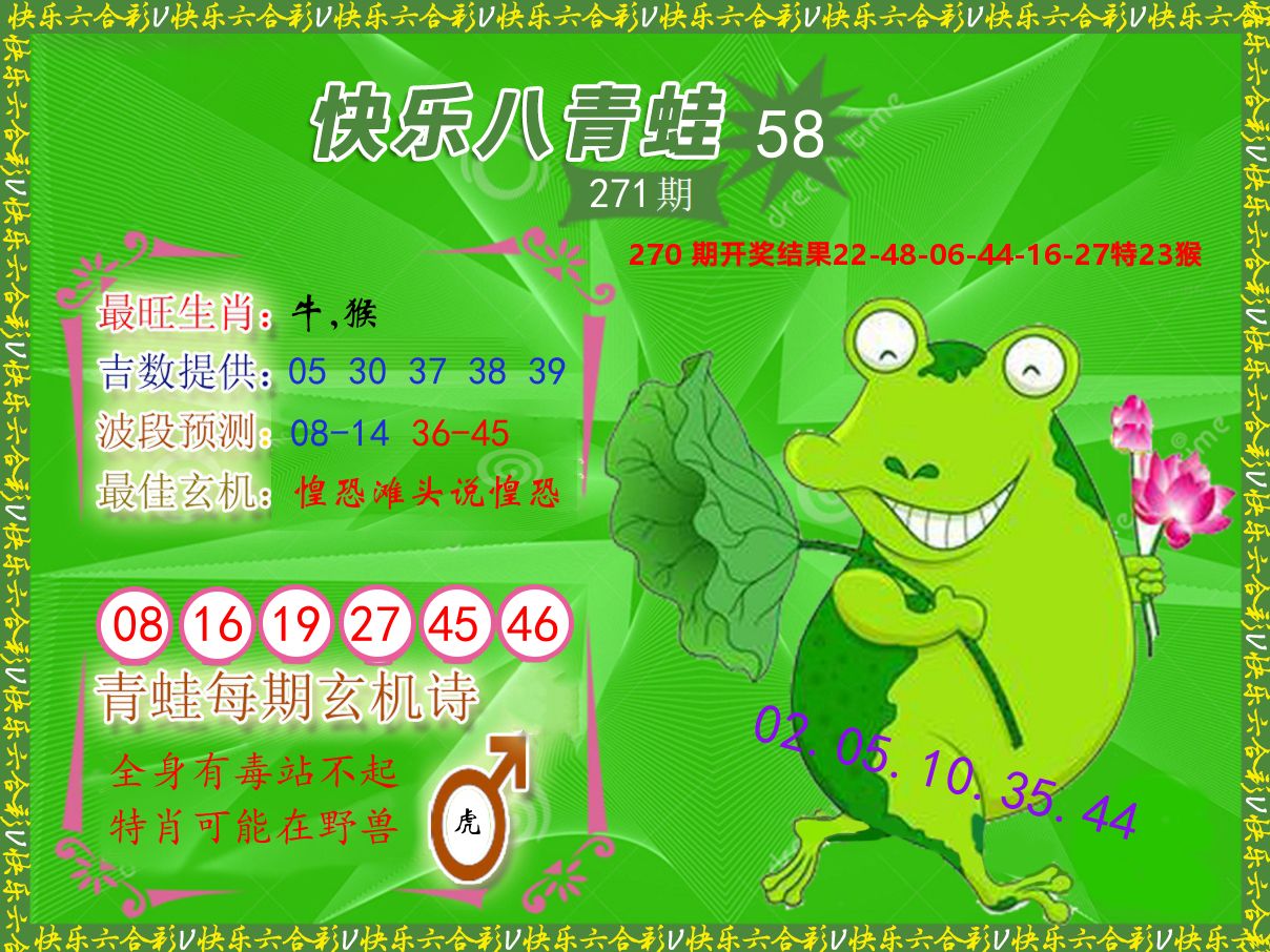 青蛙系列58 第271期