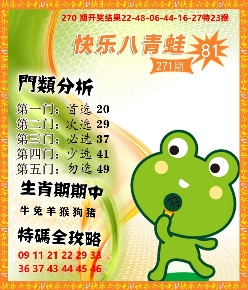 青蛙系列81 第271期