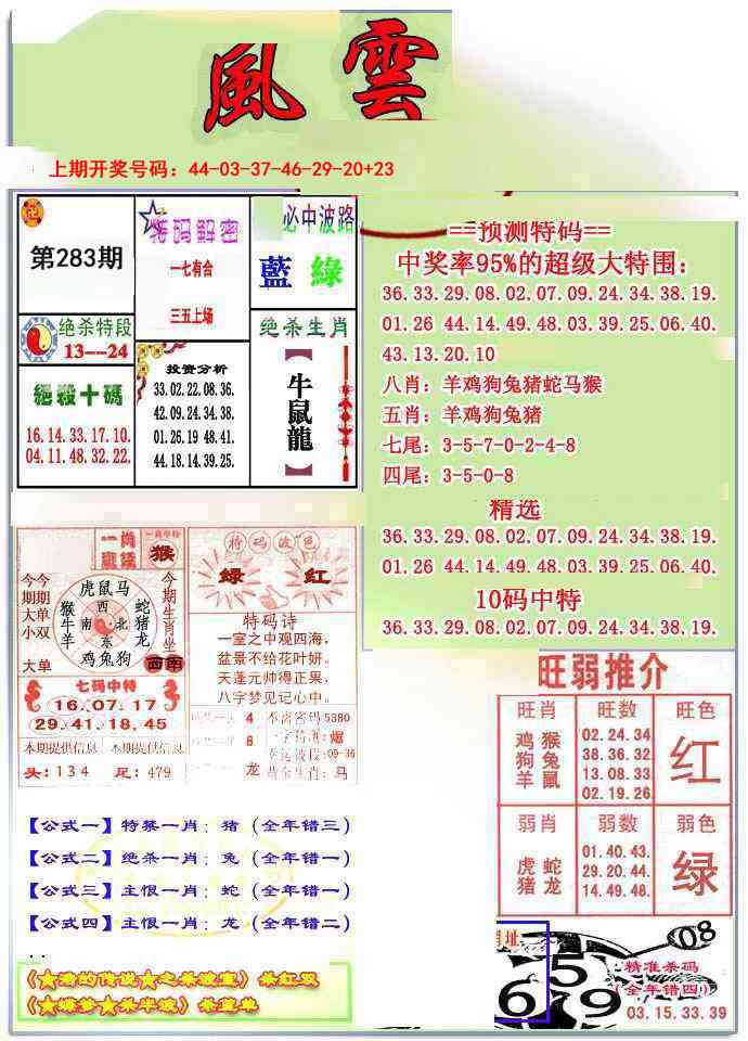 风云榜 第283期