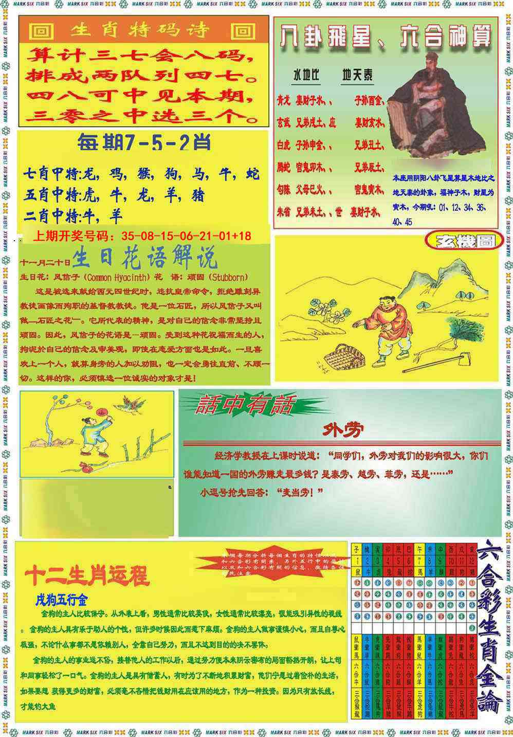 九龍马经B(推荐) 第283期