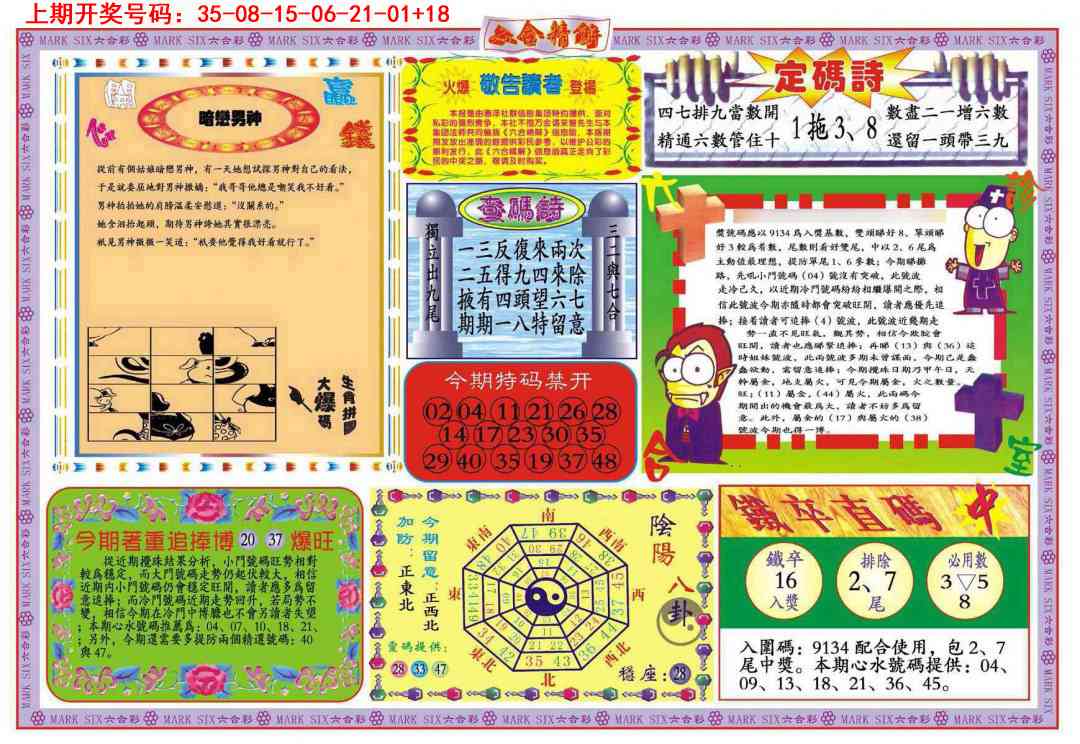 六合精解B 第284期