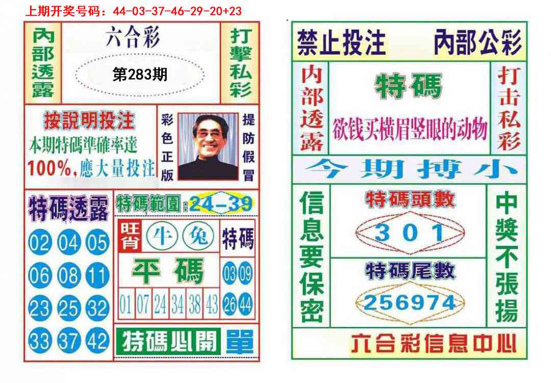 内部会员专用 第283期