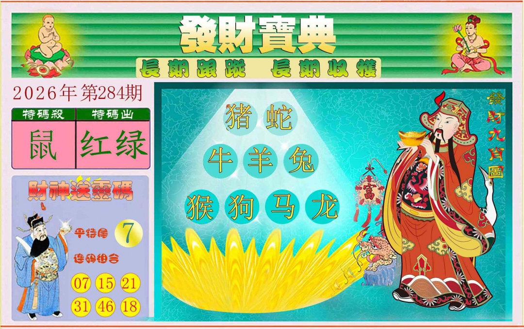 发财宝典 第284期