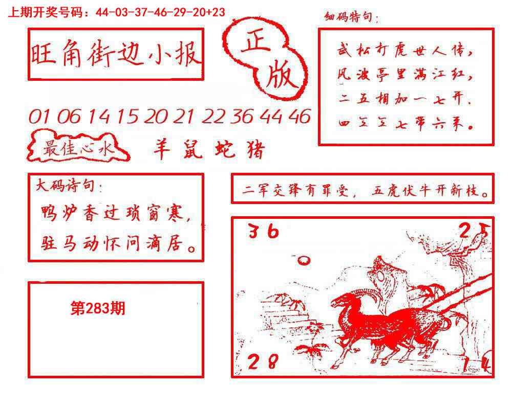 旺角街边小报 第283期