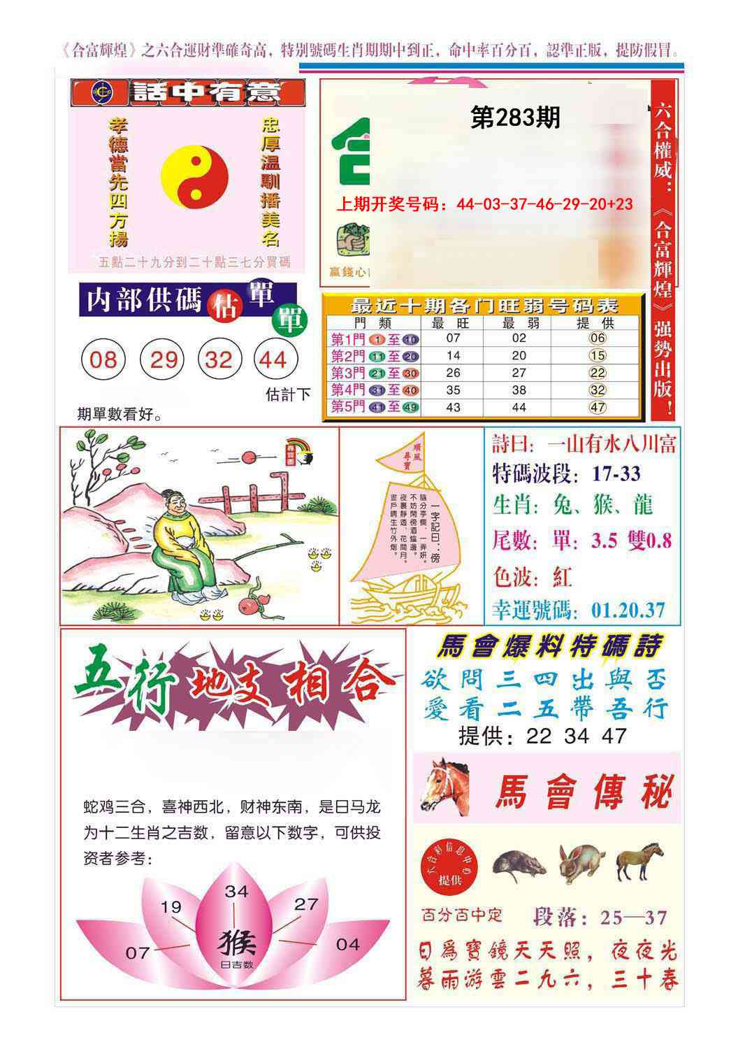合富辉煌 第283期
