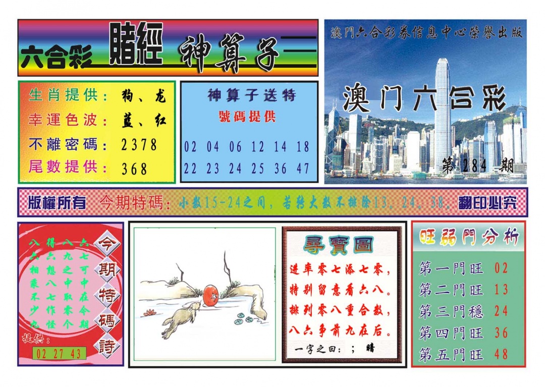赌经神算 第283期