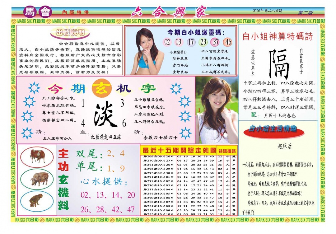 六合兴家B 第283期