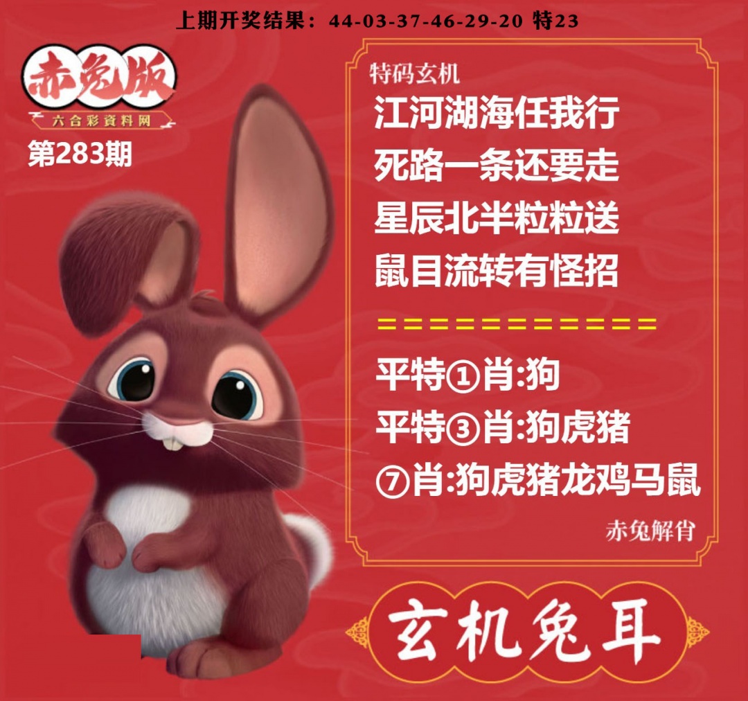 玄机兔耳 第283期