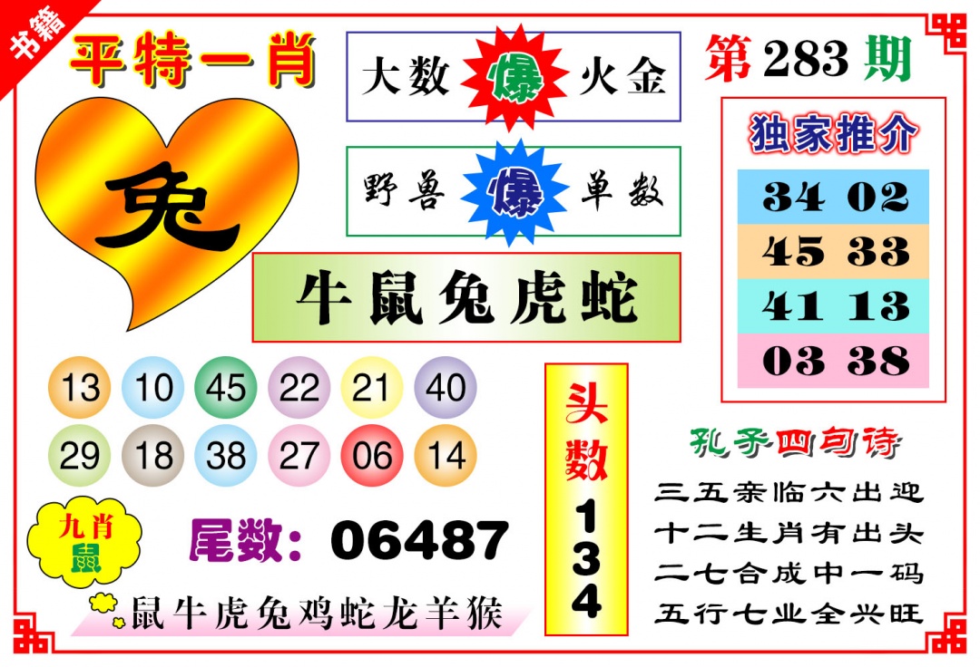 澳门九龙心水 第283期