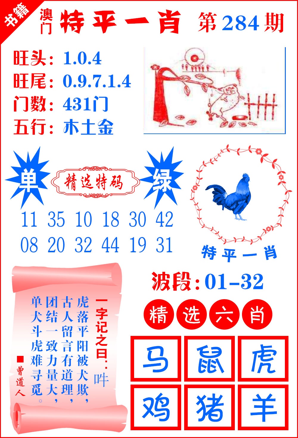 澳门喜气洋洋 第283期