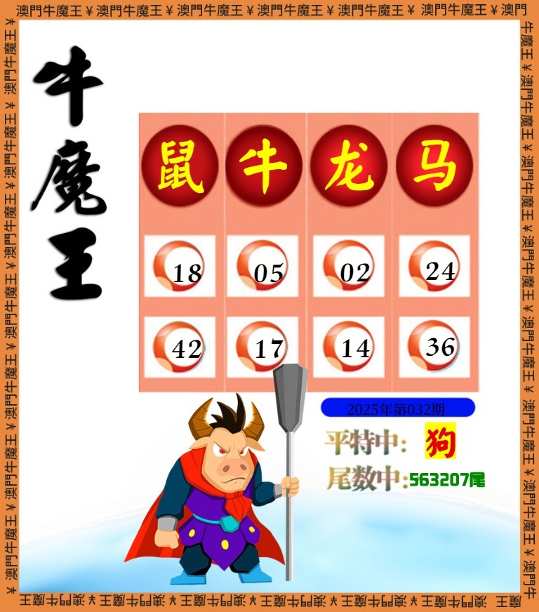 牛魔王-四肖八码 第283期