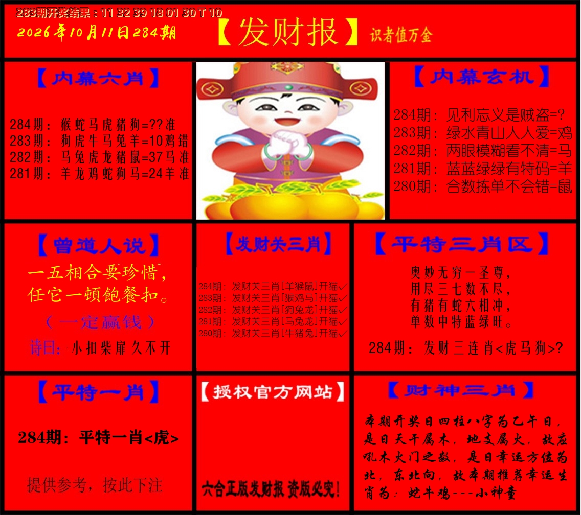 发财报 第283期