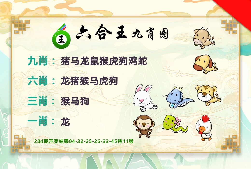 六合王九肖图 第284期