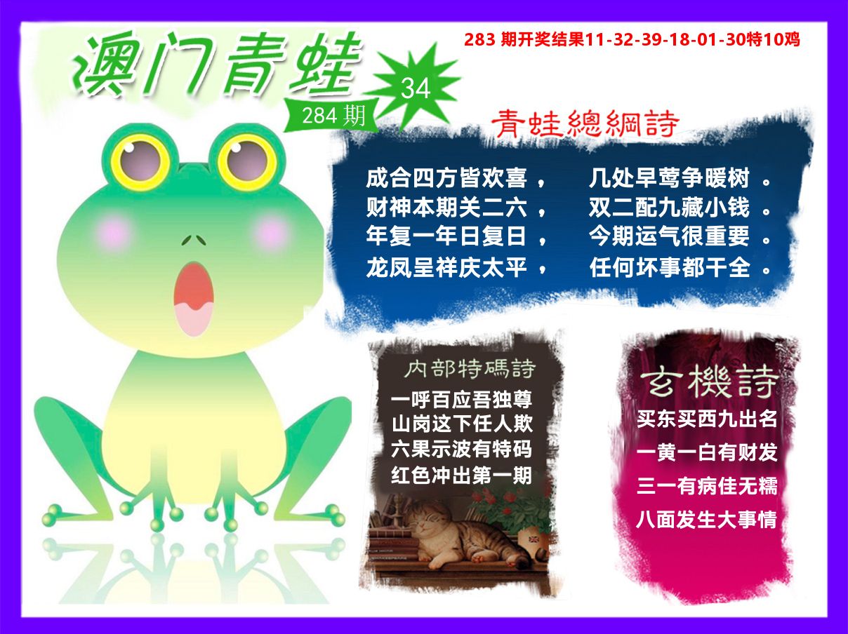 青蛙系列34 第283期