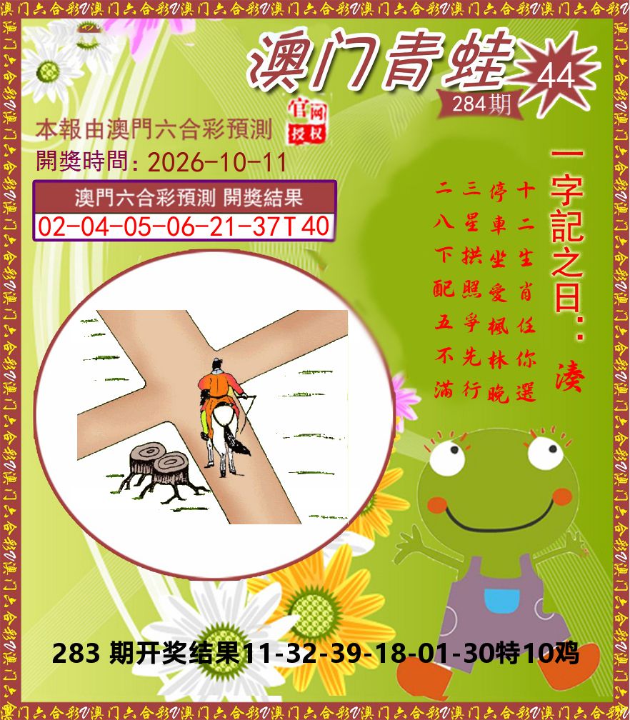 青蛙系列44 第283期