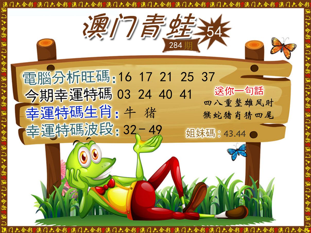 青蛙系列54 第283期