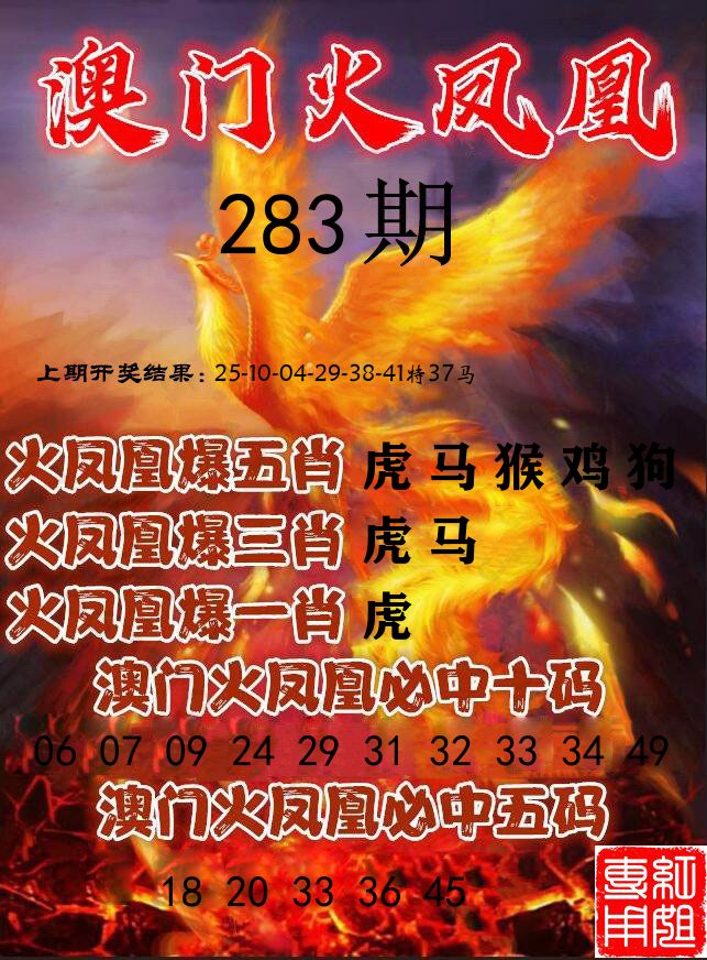 火凤凰 第283期