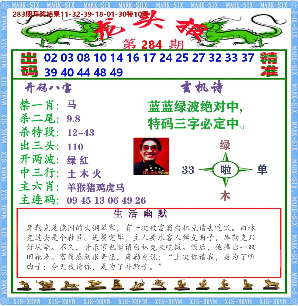 澳门龙头报 第283期
