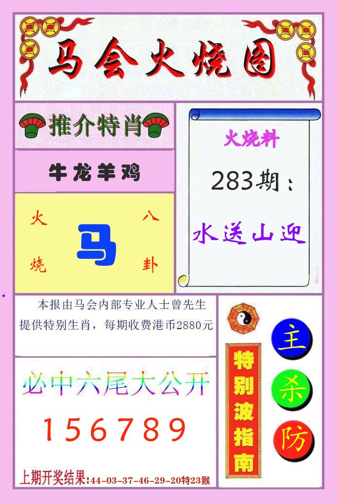 马会火烧图 第283期