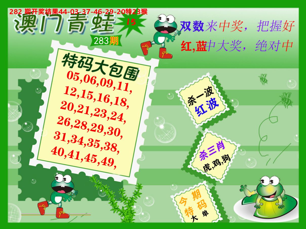 青蛙系列15 第283期