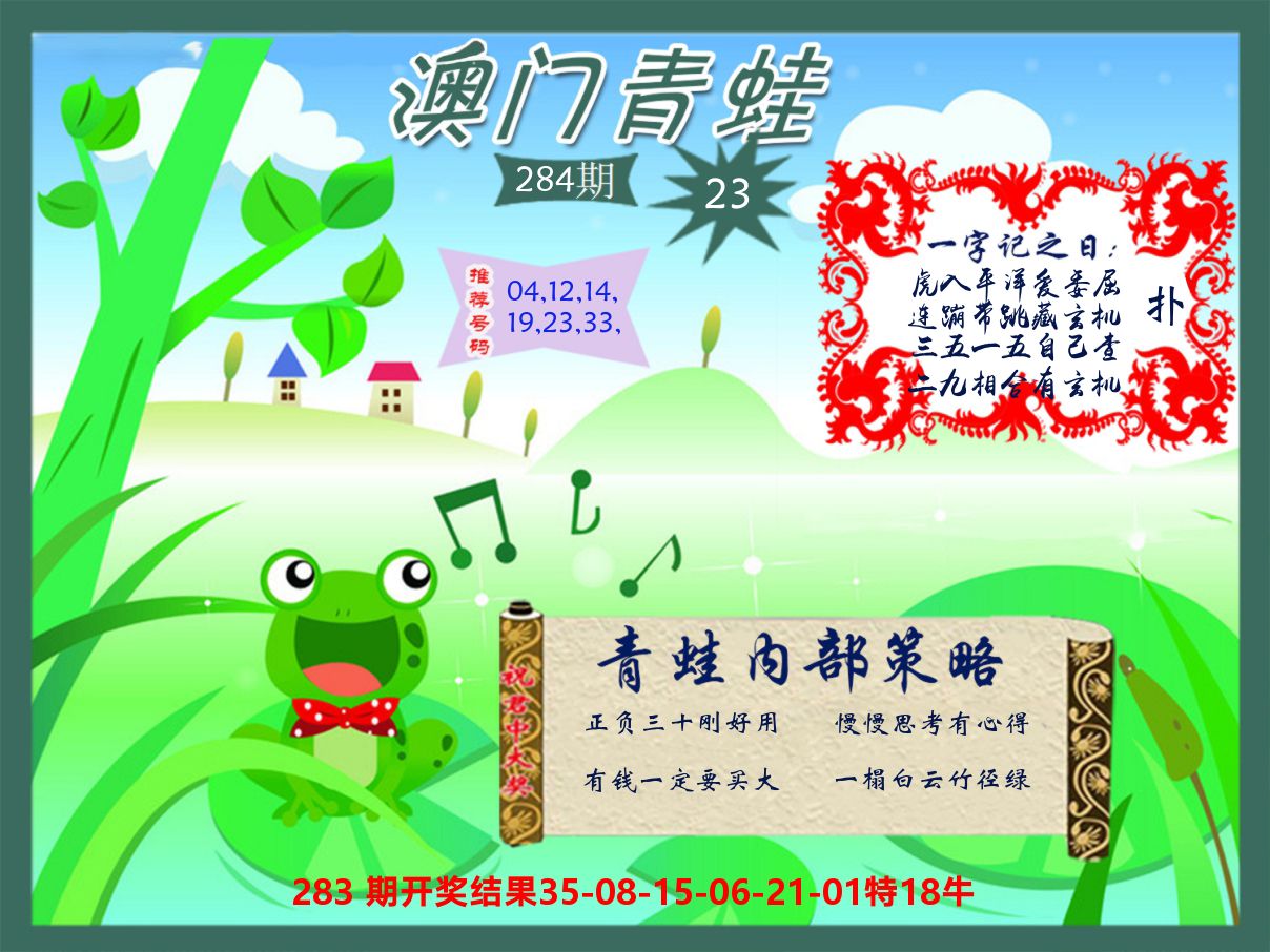 青蛙系列23 第283期