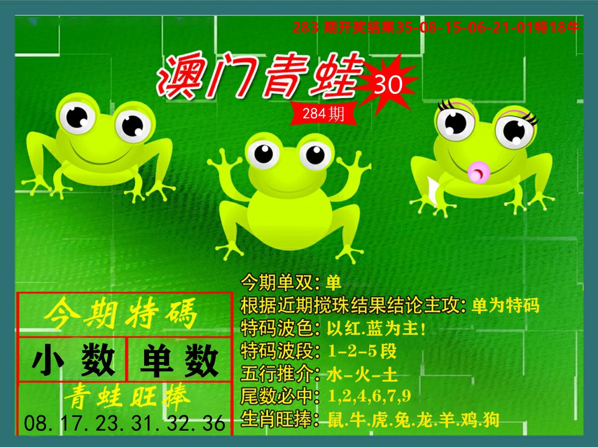 青蛙系列30 第283期