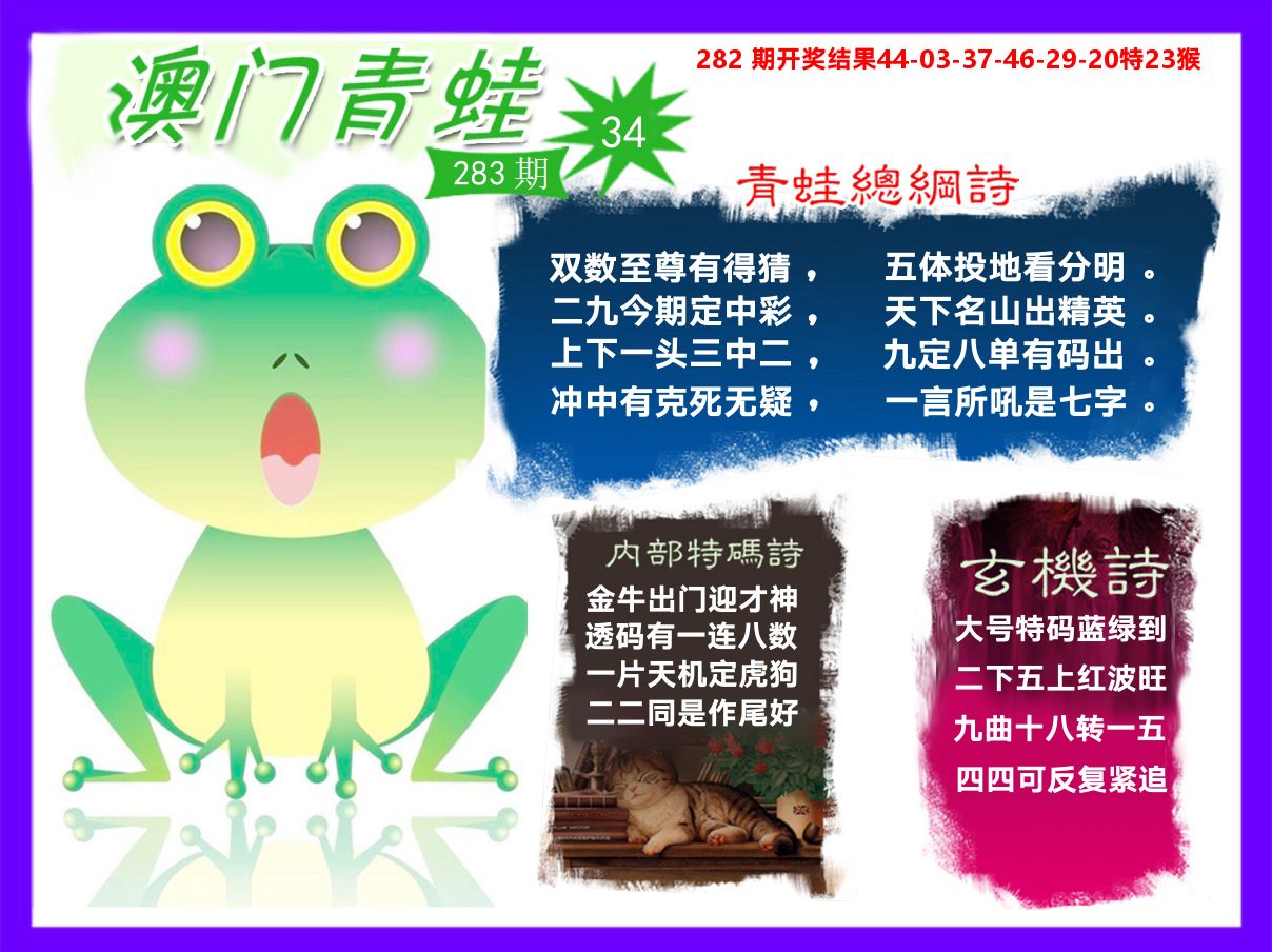 青蛙系列34 第283期