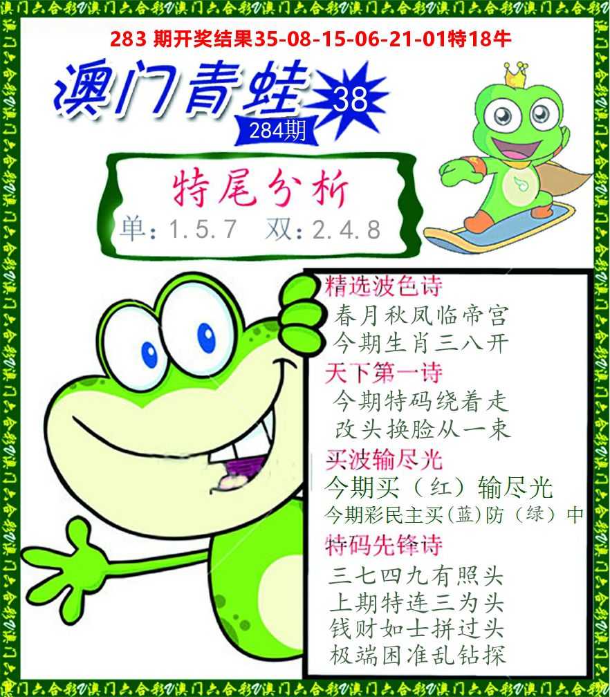 青蛙系列38 第284期