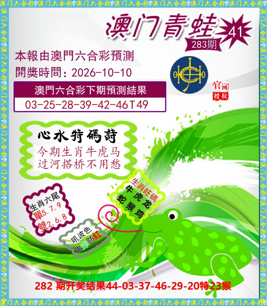 青蛙系列41 第283期