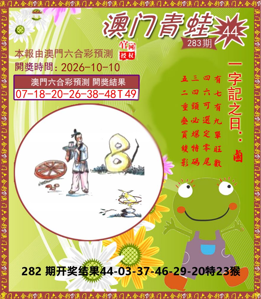 青蛙系列44 第283期