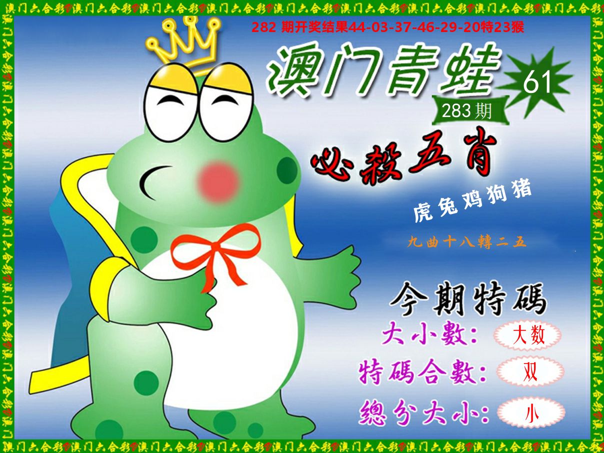 青蛙系列61 第283期