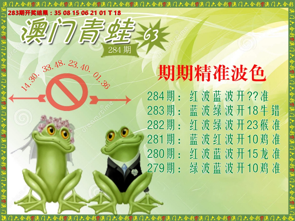 青蛙系列63 第284期