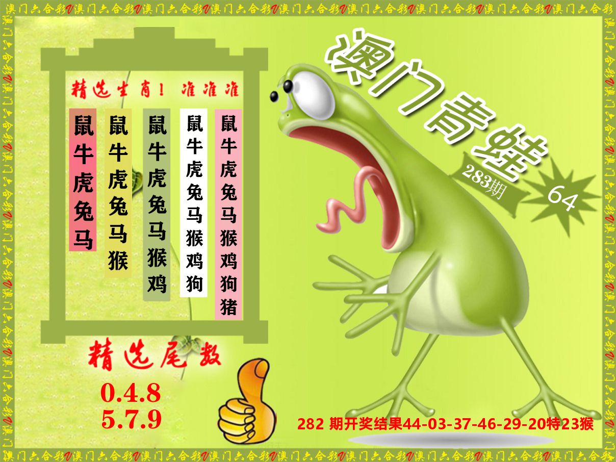 青蛙系列64 第283期