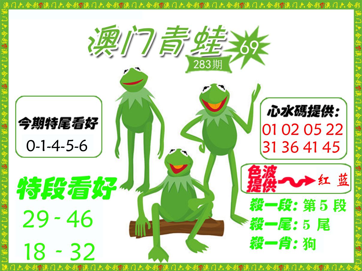 青蛙系列69 第283期