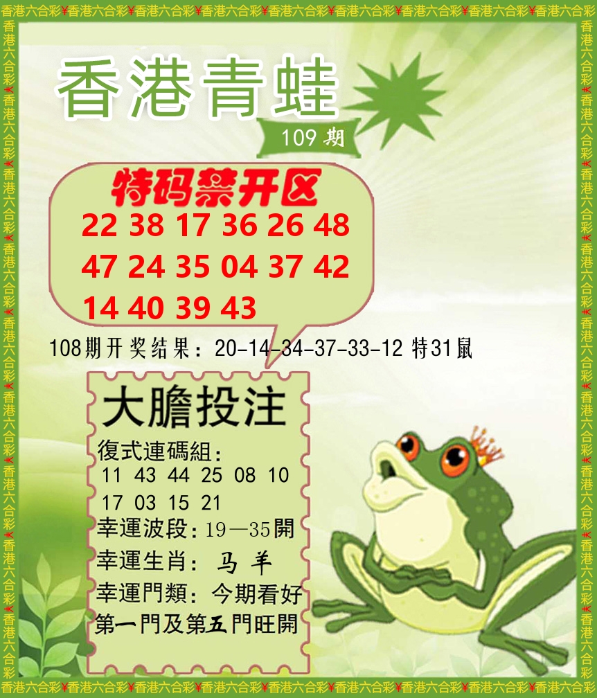 青蛙系列88 第109期