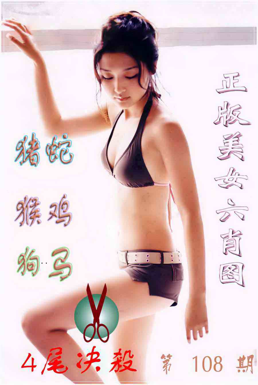 美女六肖图B 第108期