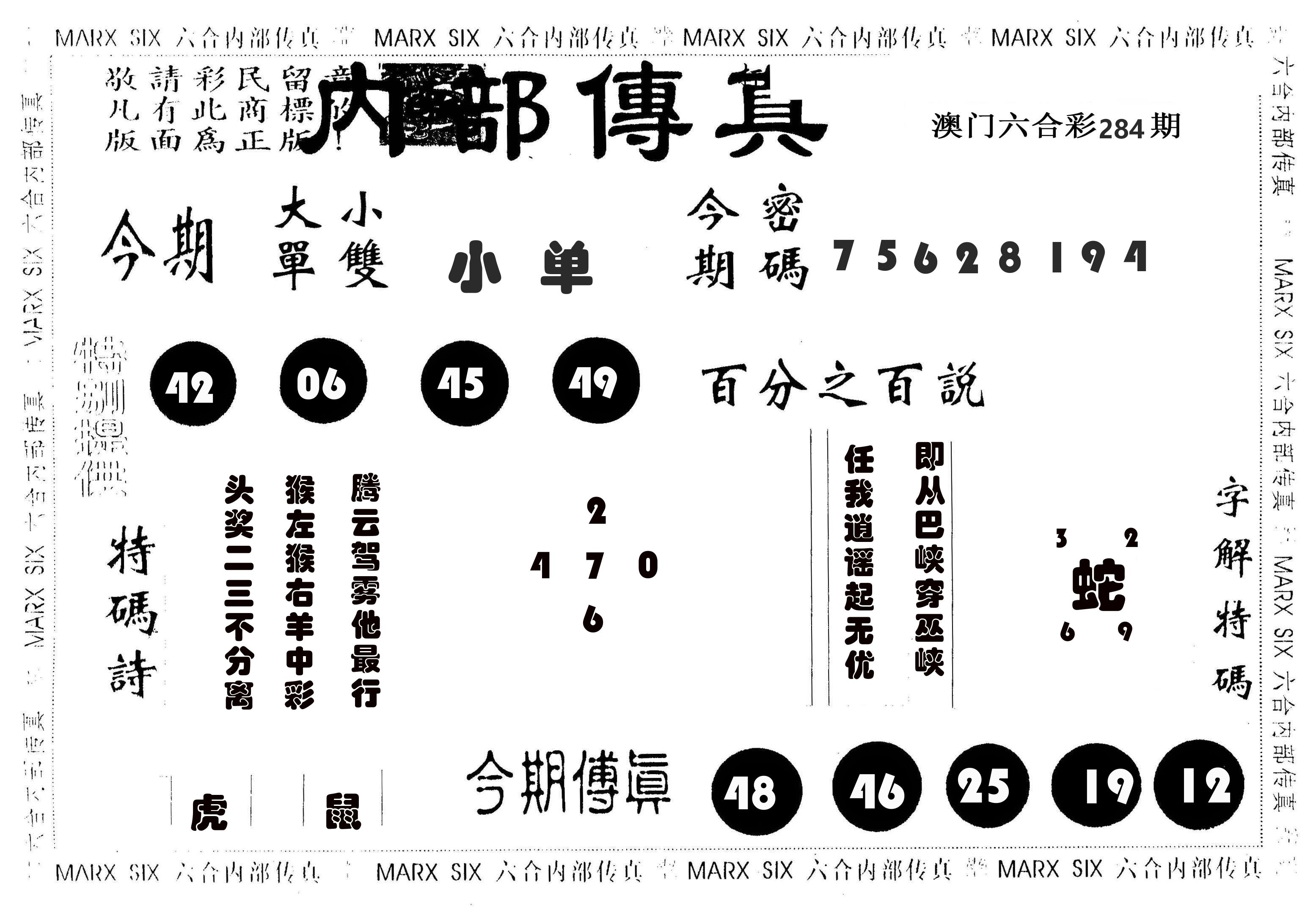 内部传真 第284期